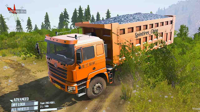 Mod Dump Truck Shaanxi F3000 (8X4) Spintires Mudrunner