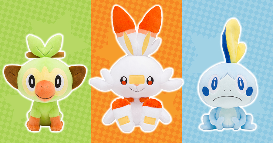 pokemon gen 1 starter plushies