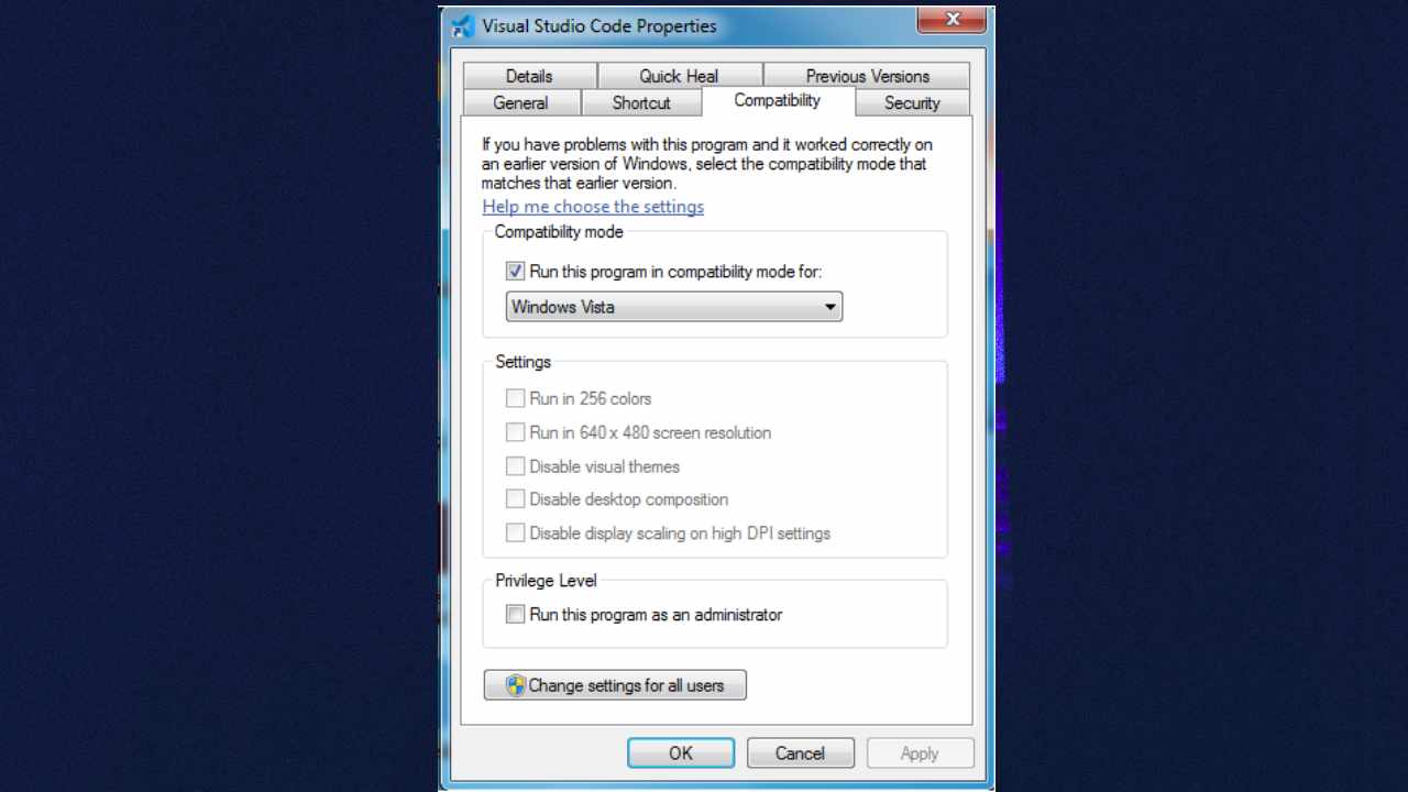 Visual Studio Code Black Screen Windows 7, 8.1 and 10