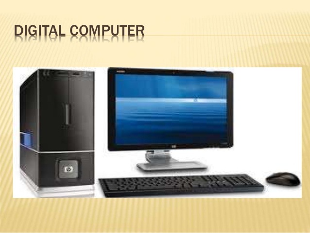 1. Digital Computers.