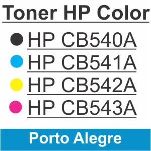 Toner HP CB540A / CB541A / CB542A / CB543A