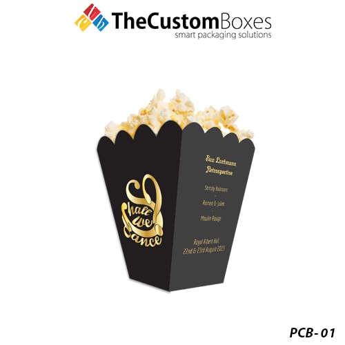 Material Used in Popcorn Boxes Packaging Unique Packaging Design