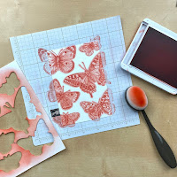 Stampin' Up! Butterfly Brilliance ~ Masking Technique ~ Blending Brushes #stampinup  www.juliedavison.com