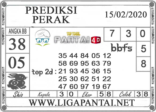 PREDIKSI TOGEL PERAK PANTAI4D 15 FEBRUARI 2020 PREDIKSI TOGEL PERAK PANTAI4D 15 FEBRUARI 2020