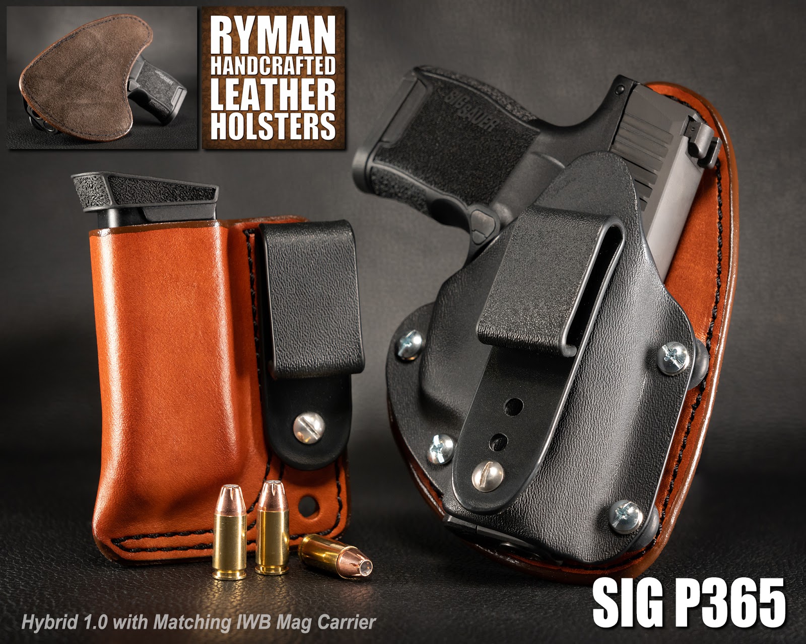 Ryman Holsters' Photo Blog Sig P365 in Ryman Holsters' Hybrid 1.0 IWB