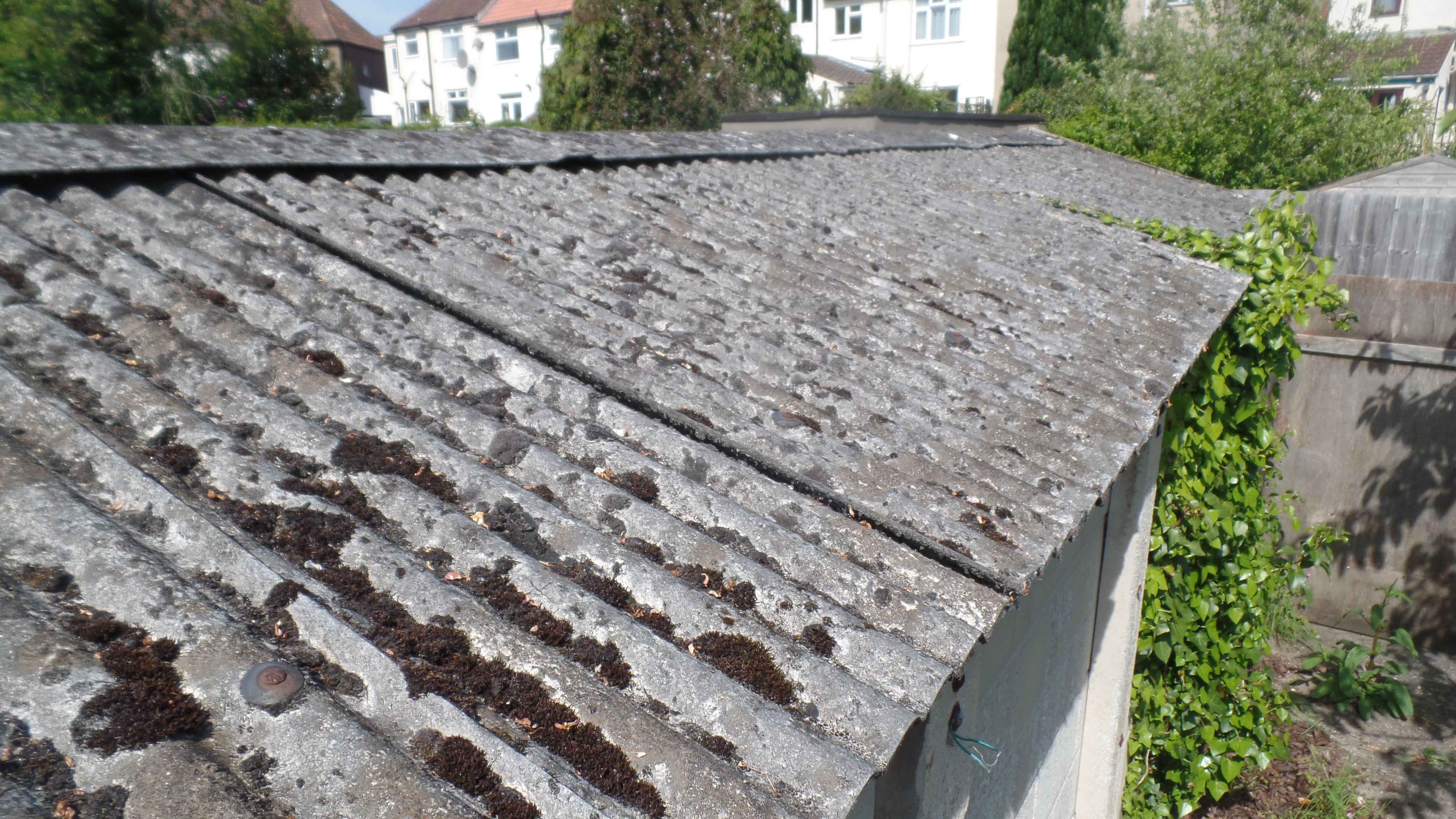 Danger Aspects of Asbestos from Garage Roof