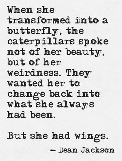 but she had wings...