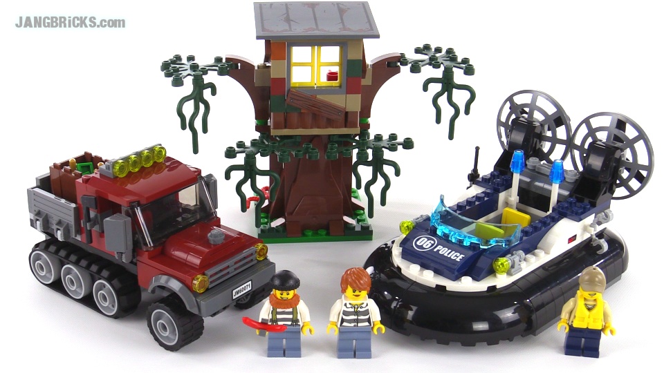 dybtgående Forstærker Begrænset JANGBRiCKS LEGO reviews & MOCs: LEGO City Hovercraft Arrest review! set  60071