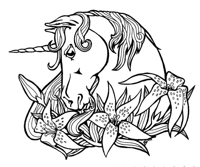 unicorns coloring pages | Minister Coloring