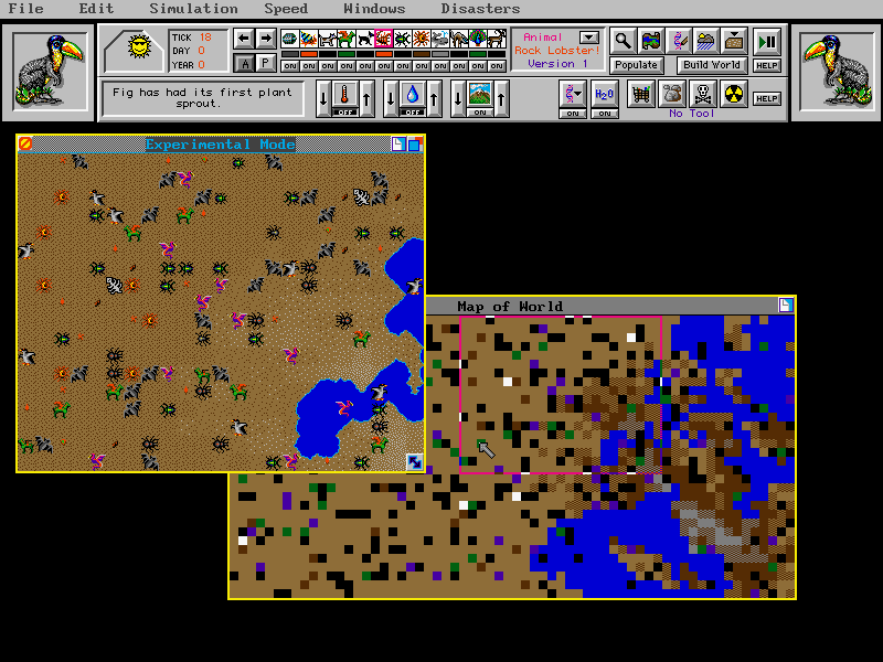 The Collection Chamber: SIMLIFE: THE GENETIC PLAYGROUND