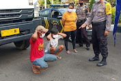 Tim Yustisi Polres Badung Tindak Ratusan Pelanggar Prokes.