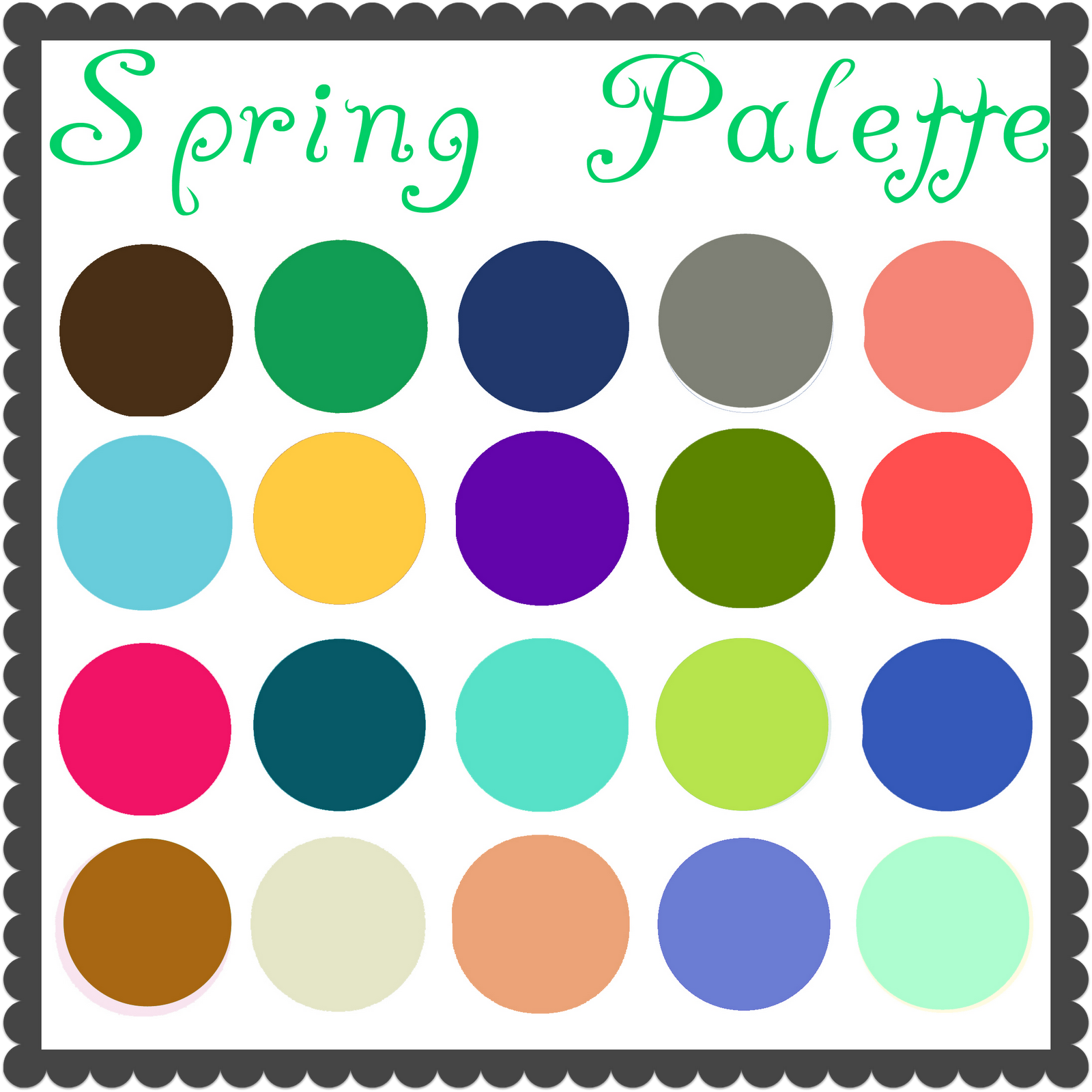 Grown Up Dress Up Blog: Color Palette: Spring