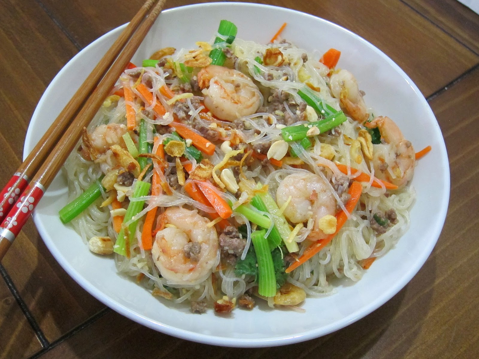 Bean Sprouts Kitchen Thai Bean Thread Noodle Salad (Yam Woon Sen)