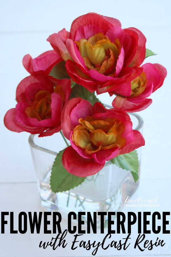 Flower Vase with EasyCast Resin Centerpiece DIY