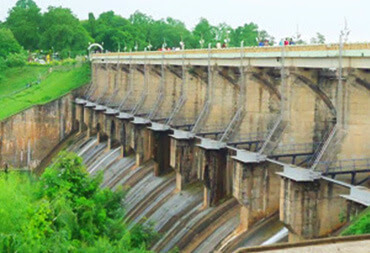 Peddavagu Dam in Bhadradri Kothagudem District