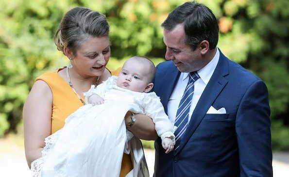 Princess Stephanie wore a floral shift dress and sleeveless midi dress from Paule Ka. Guillaume and Stephanie have a son, named Prince Charles