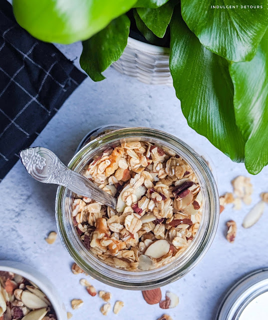 Recipe Homemade Mixed Nuts Granola