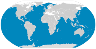 Mavi balinanın dünya denizlerindeki yayılımı