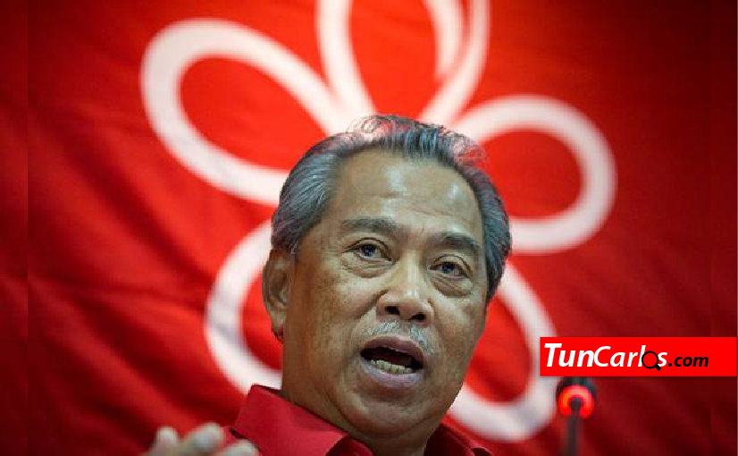 BERSATU umum keluar dari PH serta merta Muhyiddin Tun Carlos