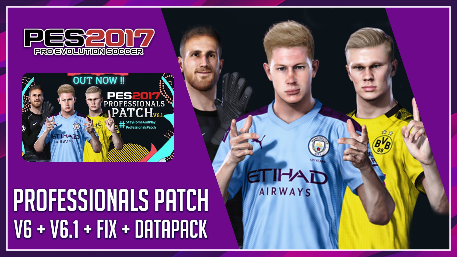 PES 2017 PES Professionals Patch 2017 Update 6.1 + FIX Season 2019/2020 ~