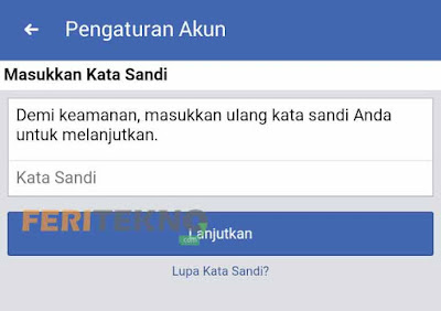 cara menonaktifkan akun facebook 5