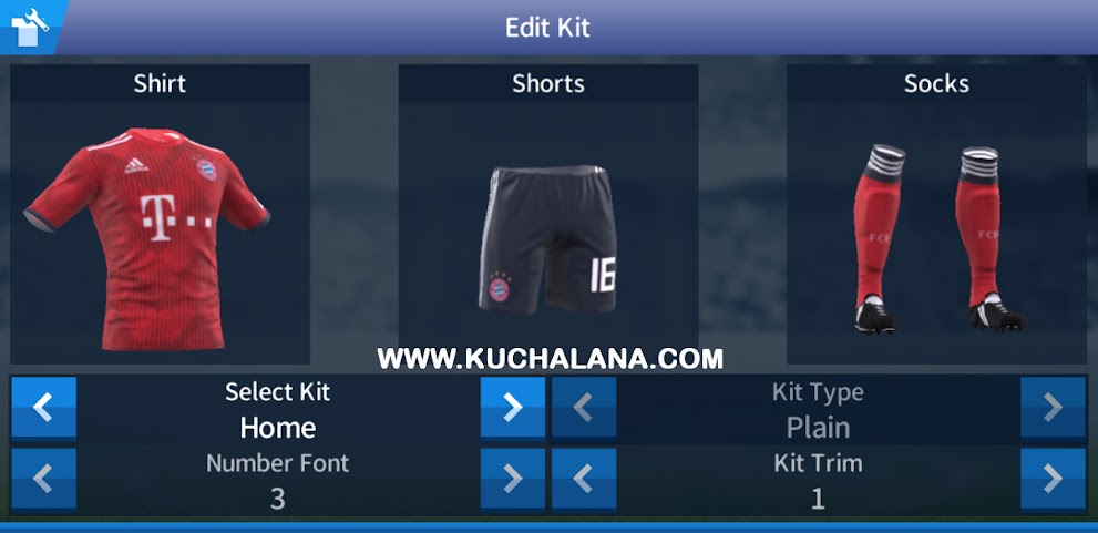 FC Bayern Munich 2018/19 Kit - Dream League Soccer Kits