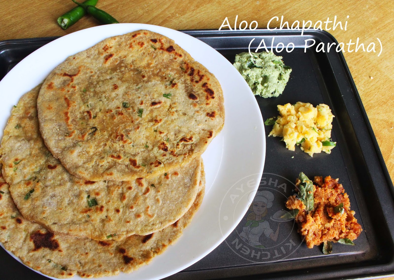 ALOO PARATHA RECIPE / ALOO CHAPATI RECIPE STUFFED PARATHA / CHAPATI