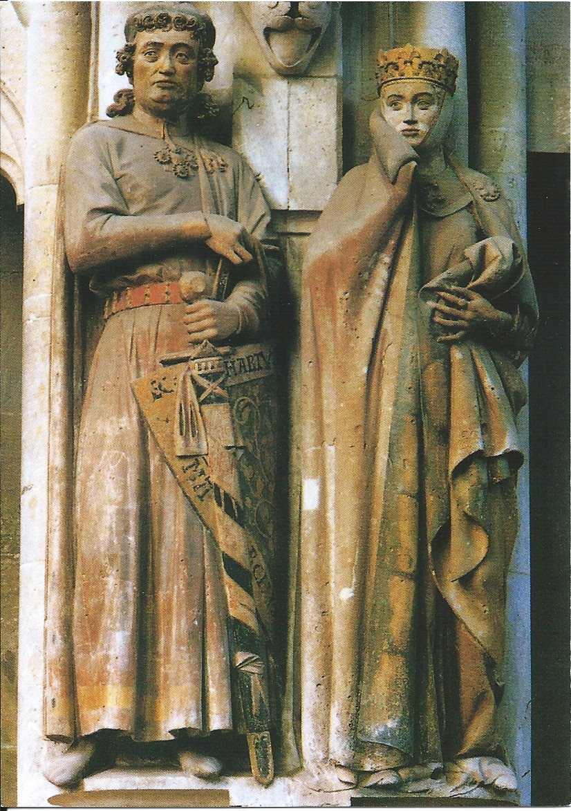 MY POSTCARDPAGE GERMANY Margrave Ekkehard II of Meissen & Uta von