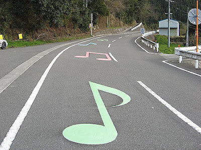 "Melody Road", Jalan Yang Mengeluarkan Muzik Di Jepun