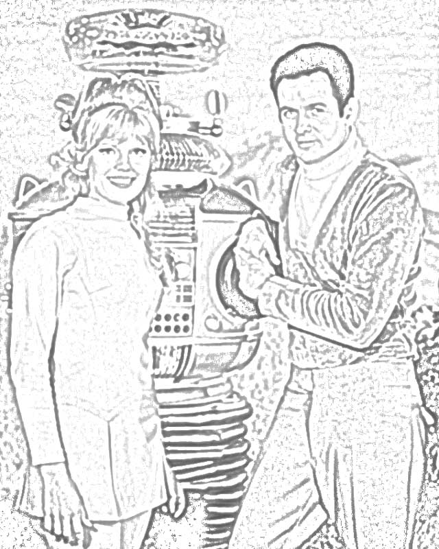 Coloring Pages: Classic Lost in Space Coloring Pages Free and Downloadable
