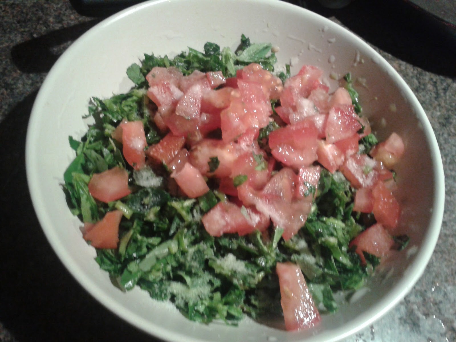 KitchenZone Fenugreek leaves salad