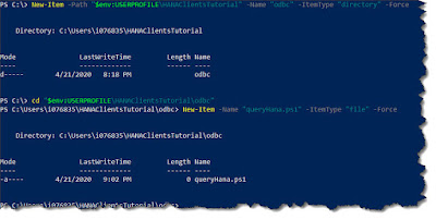 Connect to SAP HANA from Windows PowerShell using ODBC SAP HANA Study Materials, SAP HANA Learning, SAP HANA Guides, SAP HANA Exam Prep