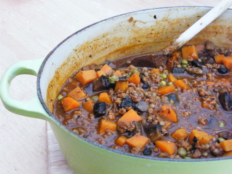 Vegetable & Lentil Stew 52 Diet = 242 calories Tinned Tomatoes