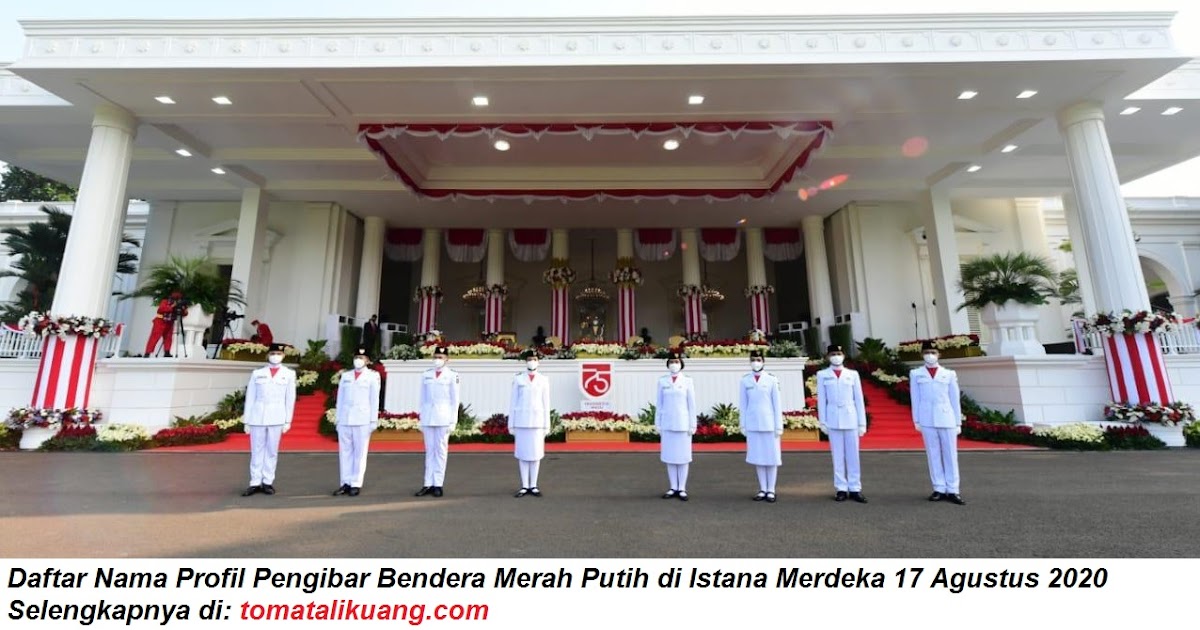 Daftar Nama Profil Tim Sabang Pengibar Bendera Merah Putih ...