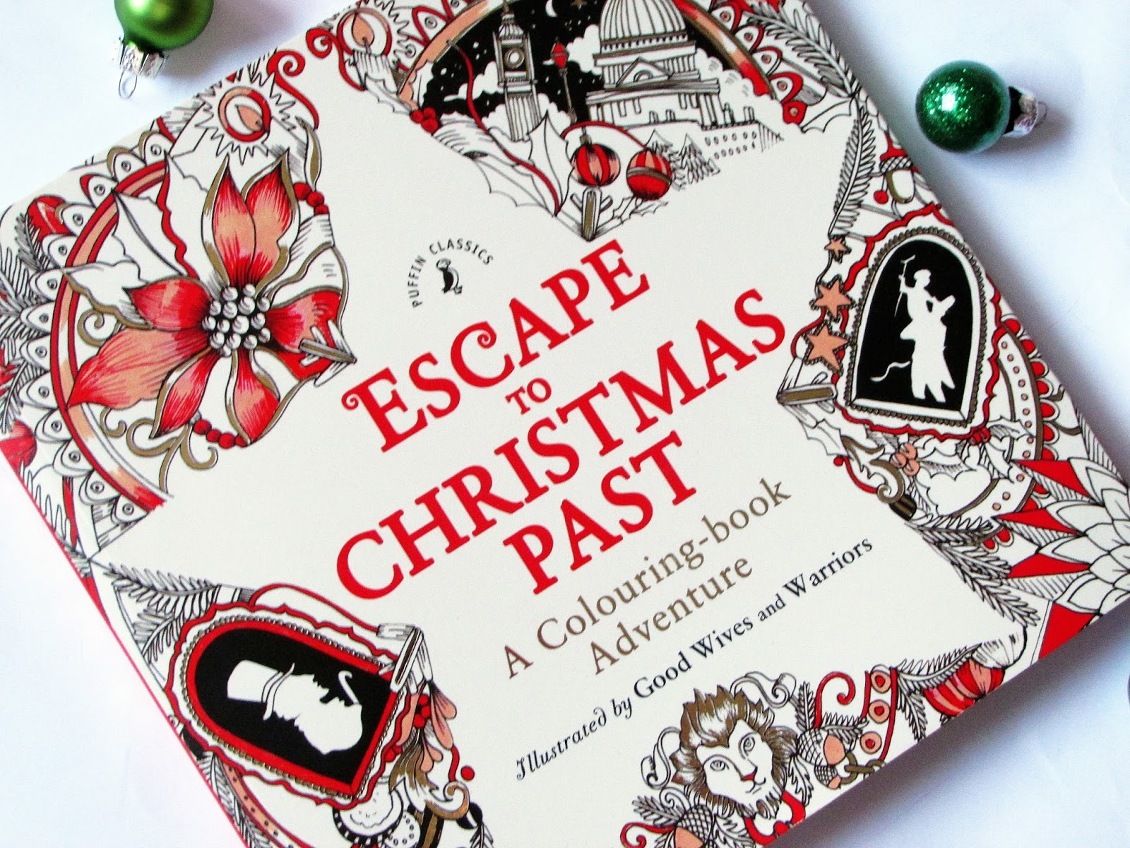Escape To Christmas Past Adult Colouring Book Review Polka Spots And Freckle Dots