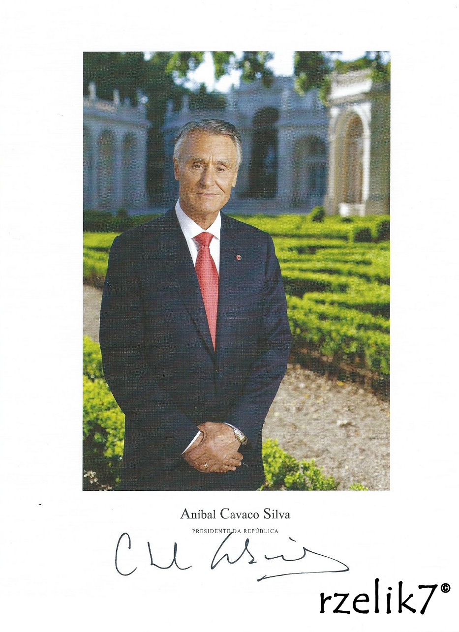 rzelik7 - autografy (autographs collection): Aníbal Cavaco Silva