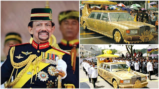 Sultan Hassanal Bolkiah: Hamshakin mai arzikin da ya mallaki Rolls Royce 500, N7m kudin askinsa 