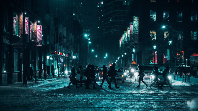 Winter Street Scene
