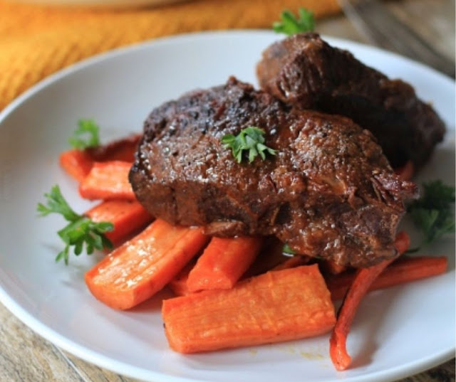 Balsamic Braised Beef Short Ribs Balsamic Braised Beef Short Ribs