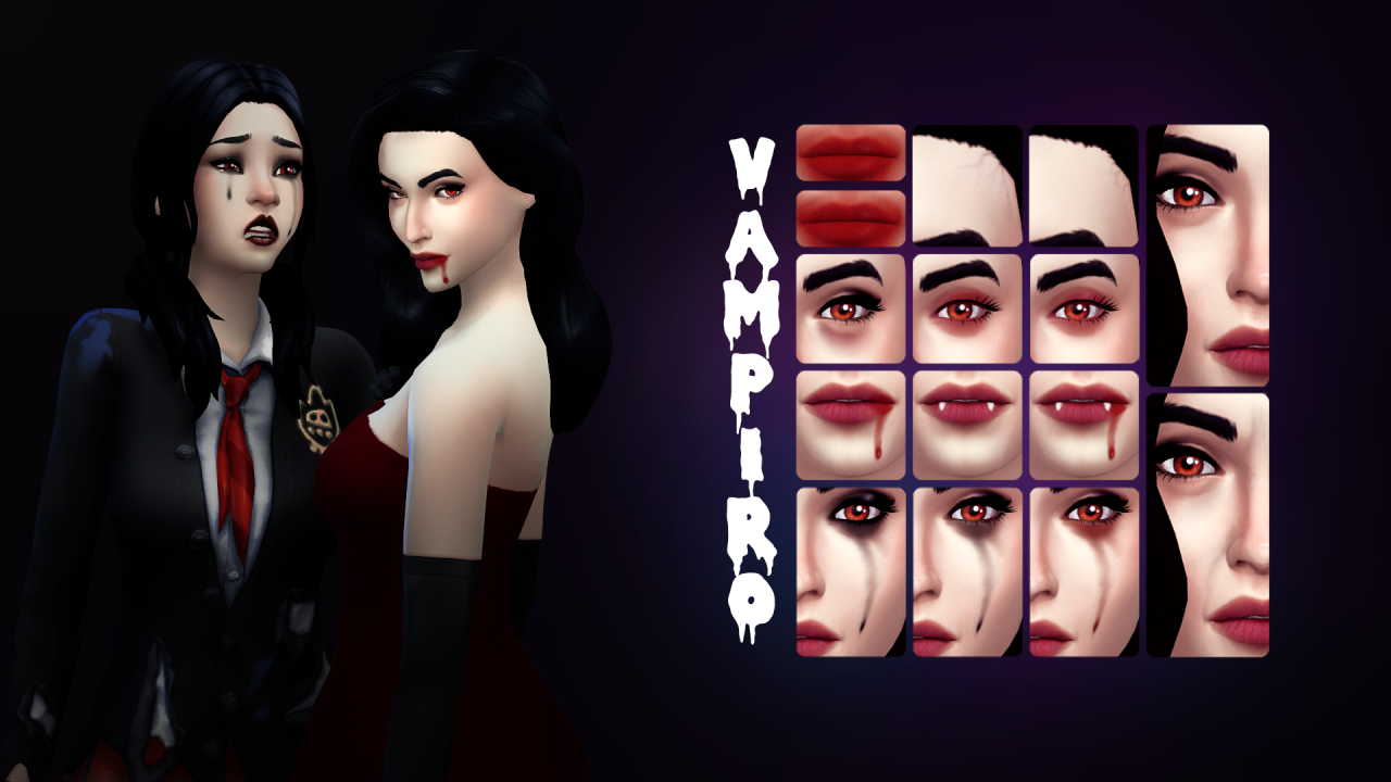 Sims 4 CC's The Best Vampir Details by MjauDuuude