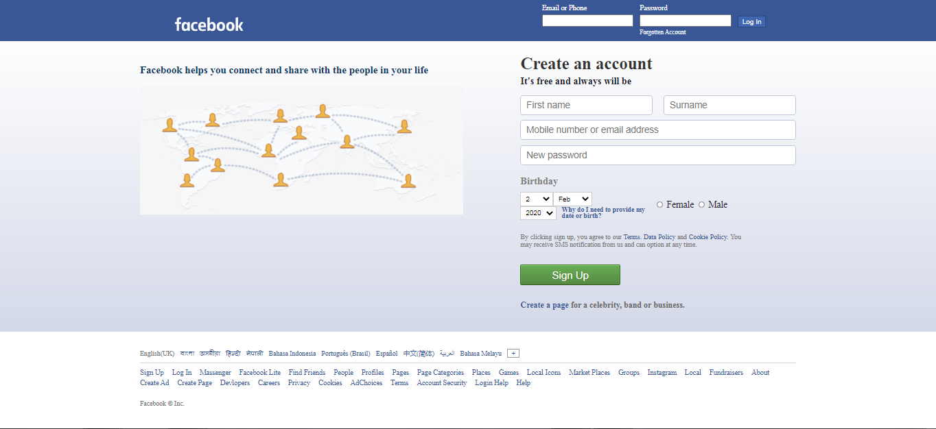 Facebook Login_Page Design Using HTML5 & CSS3_Coding ...
