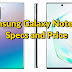 Samsung Galaxy Note 10 Specifications and Price