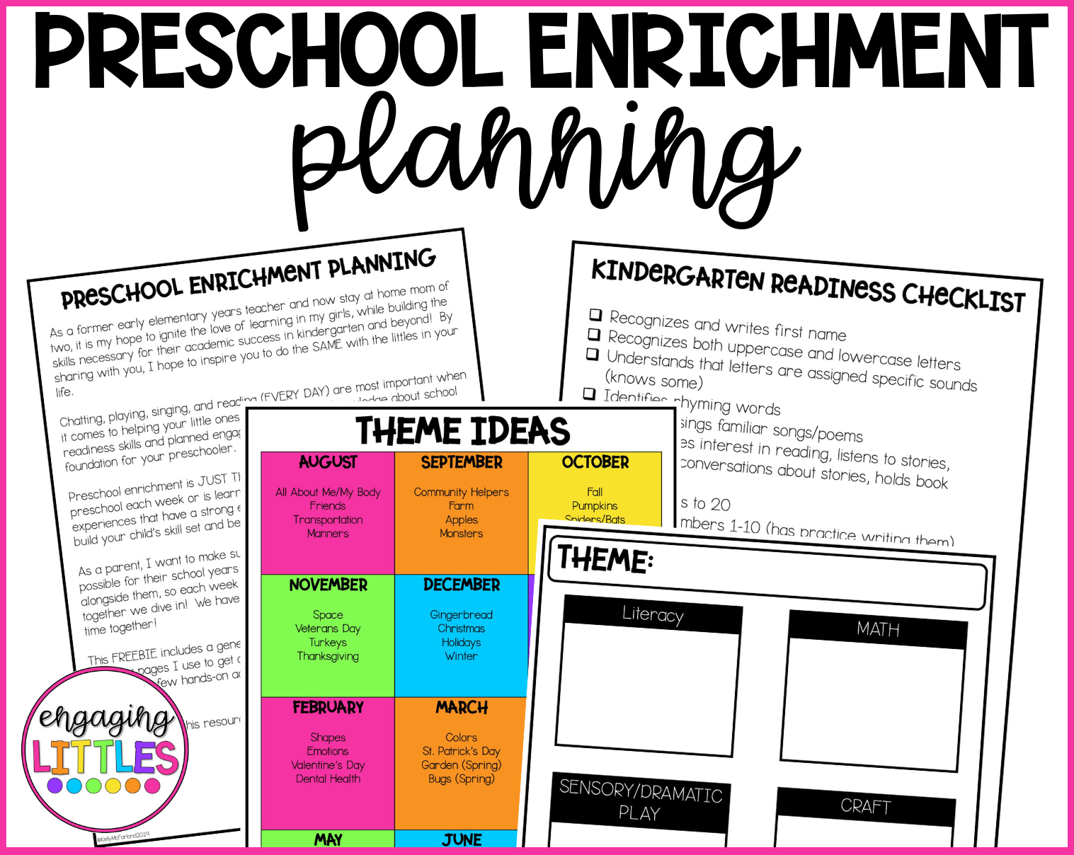 PLANNING THEMED PRESCHOOL ENRICHMENT Engaging Littles