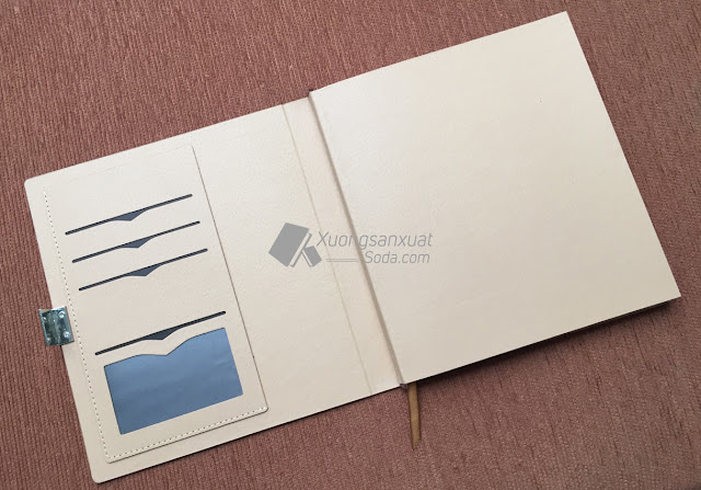 sản xuất sổ bìa da