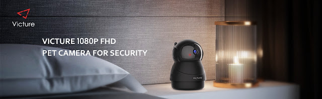 Victure 1080P Pet Camera with WiFi