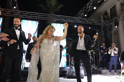 بالصور : حفل زفاف اياد مصطفي قمر بمشاركة نجوم الفن