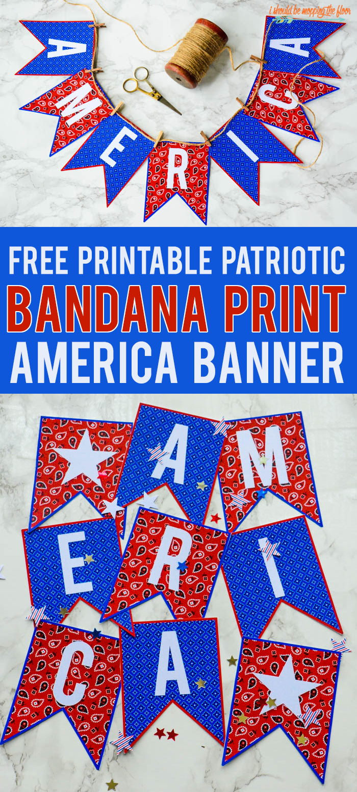 I Should Be Mopping The Floor Free Blue And Red Bandana Banner Printable i-should-be-mopping-the-floor-free-blue-and-red-bandana-banner-printable