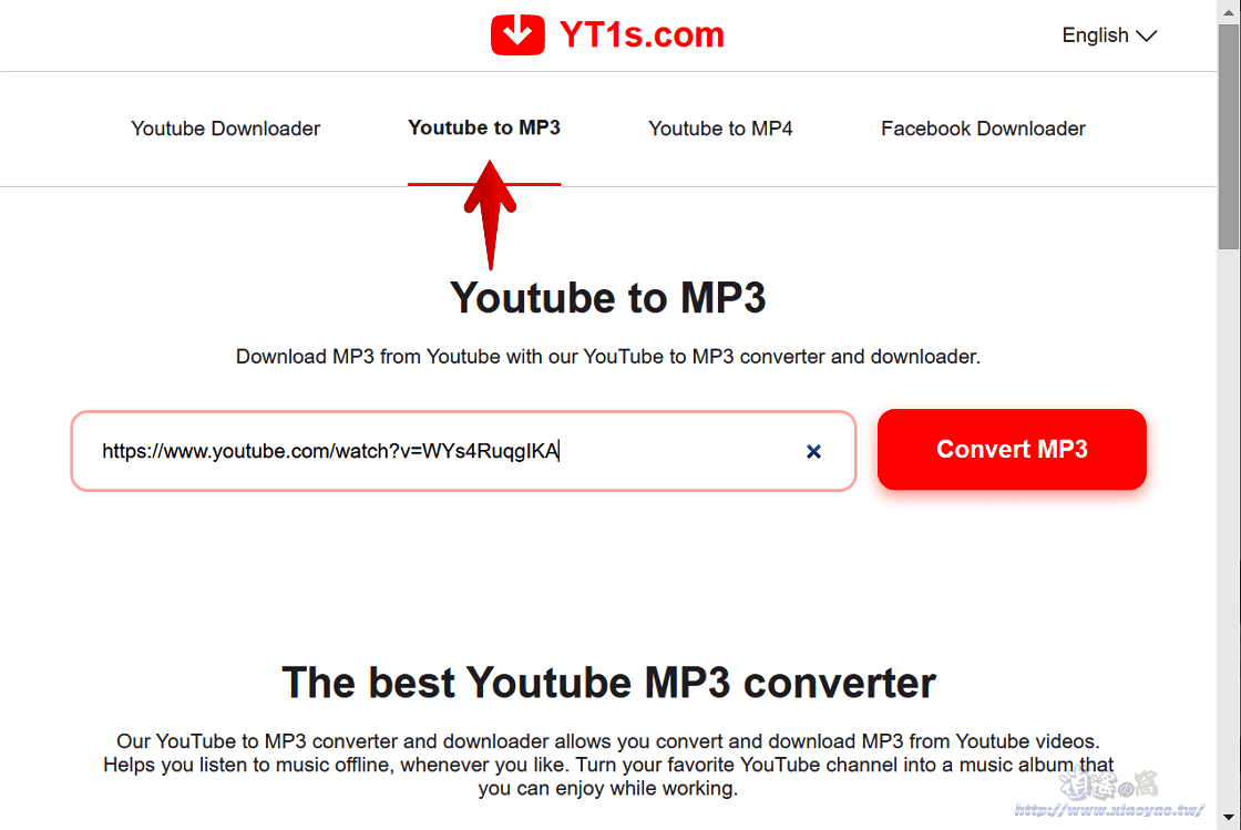 YT1s 免費線上Youtube下載器