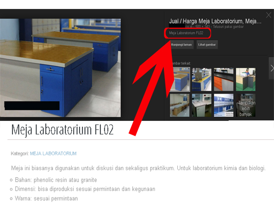 Meja Laboratorium Furniture Laboratorium Permukaan Meja Laboratorium Bahan Phenolic