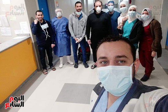 خروج 6 حالات تعافى جديدة من مستشفى أبو خليفة للحجر الصحى بالإسماعيلية..